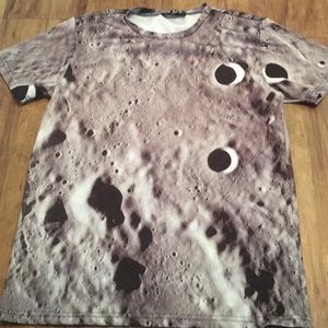 Forever 21 Moon Pattern Shirt